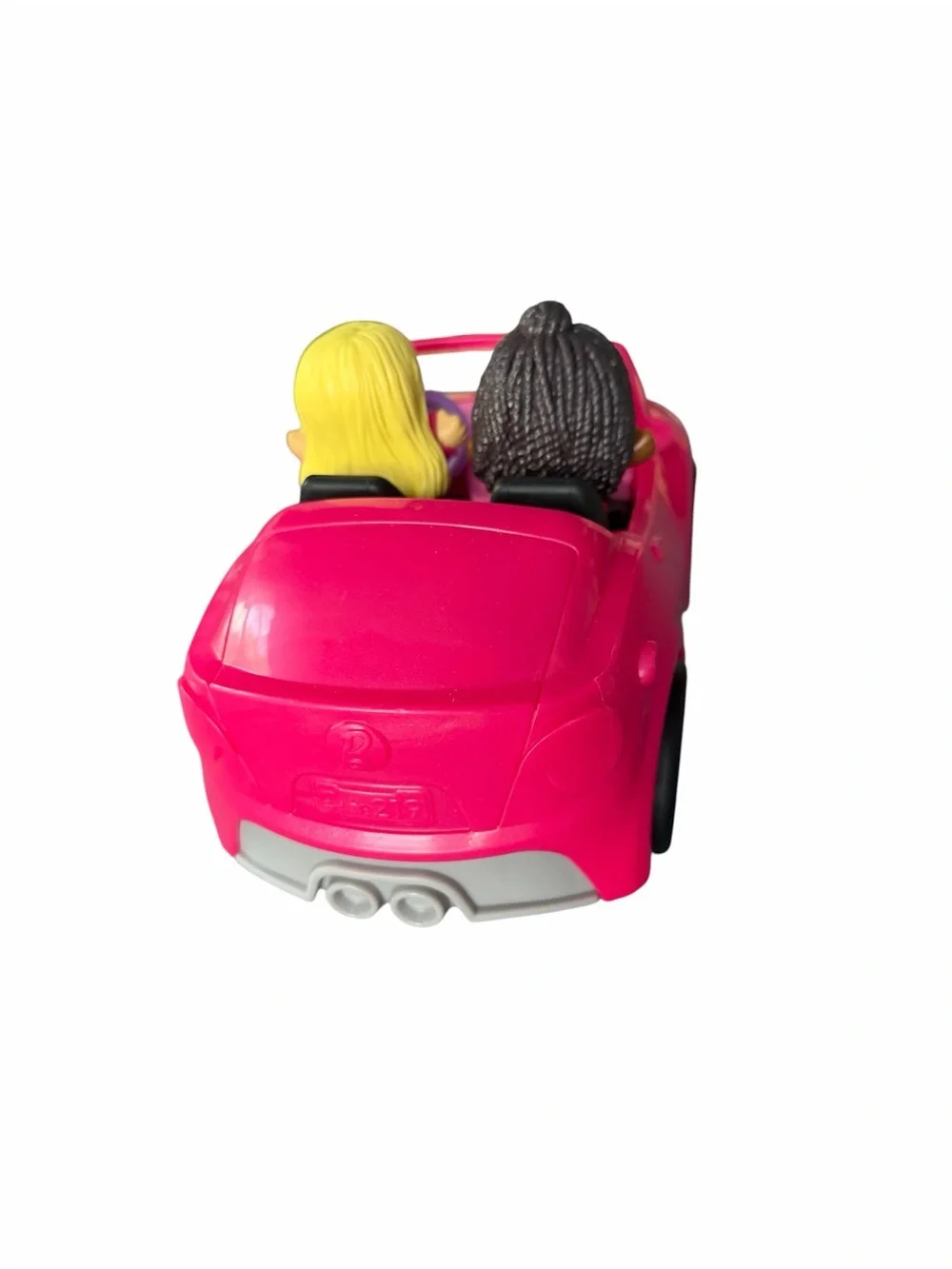 Fisher-Price Little People Barbie Pink Convertible Car Playset Toys w/ 2 Figures